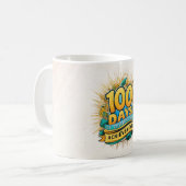 Mug 100 Jours d'apprentissage Réalisations Célébration (Devant gauche)