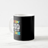 Mug 100 Jours De 2E Année 100E Jour Des Garçons D'Écol (Devant gauche)