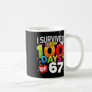 Mug 100 jours de 67 100e jour d'école enfants enseigna