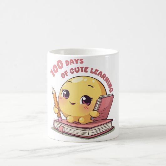 Mug 100 jours de boug d'apprentissage mignon (Centre)