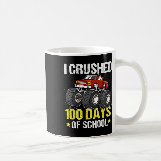 Mug 100 Jours De Camion Monster Pour Enfants Garçons (Droite)