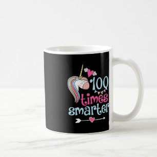 Mug 100 Jours De Chemise École 100 fois plus intellige