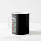 Mug 100 Jours de Crayons pour les filles Enfants 100e  (Devant gauche)