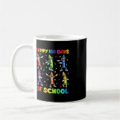 Mug 100 Jours De Crayons Scolaires Dansant Le 100E Jou (Gauche)