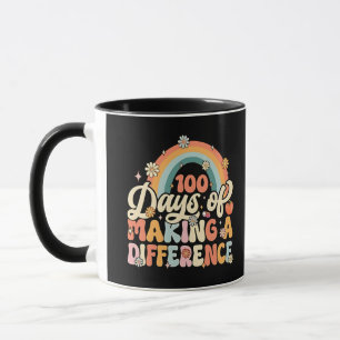 Mug 100 jours de faire la différence Enseignement Arc-