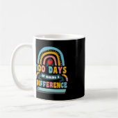 Mug 100 Jours De Faire Une Différence Enseigner Aux En (Gauche)