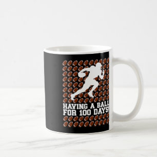 Mug 100 Jours De Football Scolaire Ayant Une Balle 100