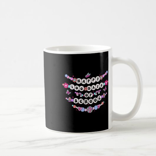 Mug 100 Jours De L'École D'Amitié Bracelet Enseignant (Droite)