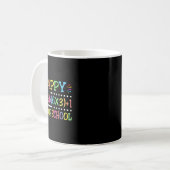 Mug 100 Jours De L'École Drôle Enseignant Math (Devant gauche)