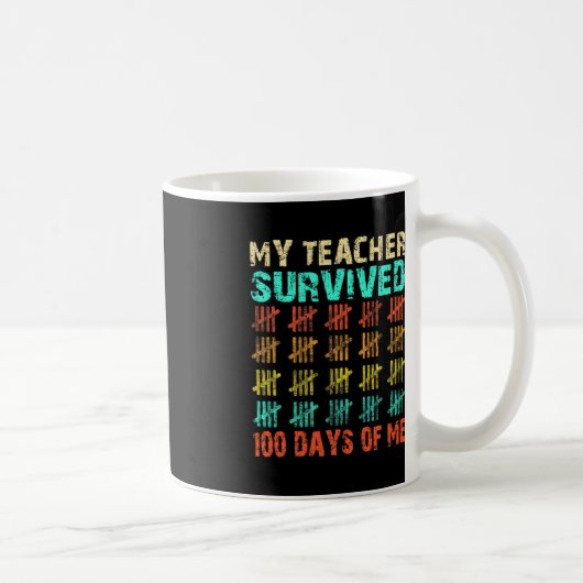 Mug 100 Jours de l'école Enfants 100e Jour de l'école  (Droite)