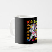 Mug 100 Jours De L'École Unicorn Enseignant (Devant gauche)