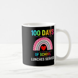 Mug 100 jours de repas scolaires servis déjeuner arc-e