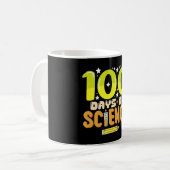 Mug 100 jours de science 100e jour d'école Enseignant (Devant gauche)
