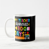 Mug 100 Jours De Scolaires Garçons Filles Enfants Ense (Gauche)