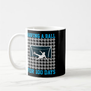 Mug 100 jours de soccer pour l'école 100e jour d'école