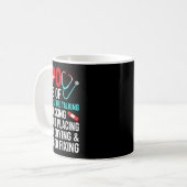 Mug 100 jours de température Infirmière scolaire 100e (Devant gauche)