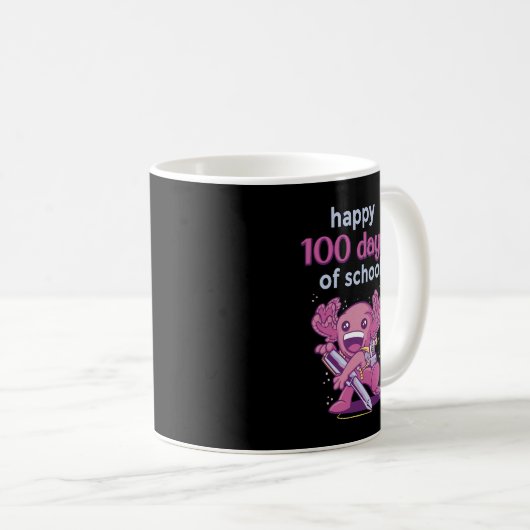 Mug 100 jours d'école (Devant droit)