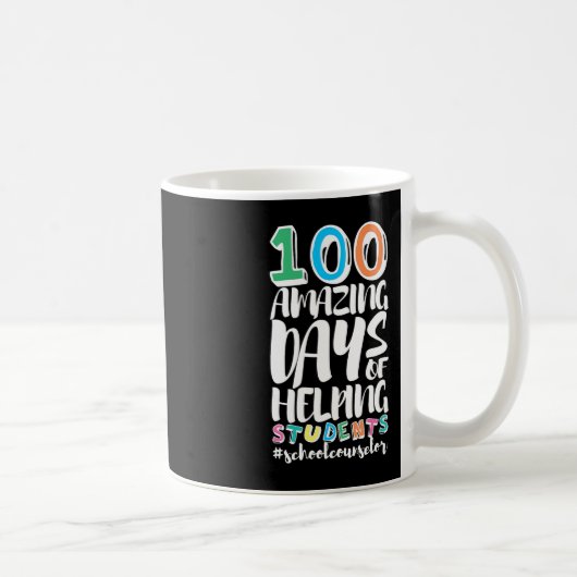Mug 100 Jours D'École Aider Les Étudiants Conseil De L (Droite)