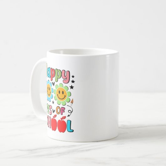 Mug 100 jours d'école. appréciation du professeur .pro (Devant gauche)