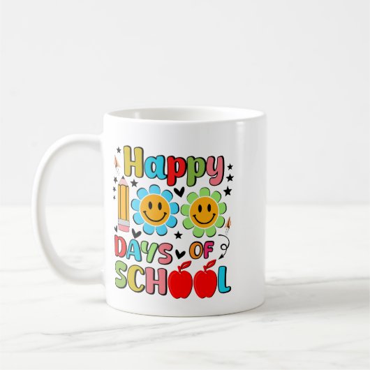 Mug 100 jours d'école. appréciation du professeur .pro (Gauche)
