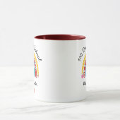 Mug 100 Jours d'école Arc-en-ciel et personnalisation (Centre)