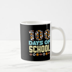 Mug 100 Jours D'École Baketball Football Football Spor