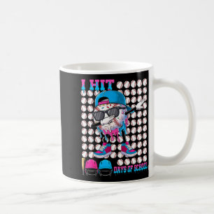 Mug 100 jours d'école Baseball Drip Garçons Enfants 10