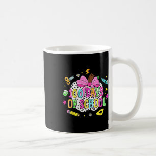 Mug 100 Jours D'École Coquette Bow Apple 100ème Jour D
