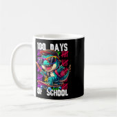 Mug 100 Jours D'école Dinosaure Cool Skateboard  (Gauche)