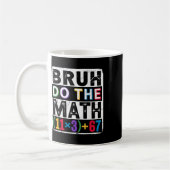 Mug 100 Jours d'École Équation Mathématique Bruh Faite (Gauche)