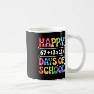 Mug 100 Jours D'école Équation Mathématique Groovy 67