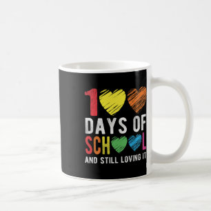 Mug 100 Jours D'École Et Toujours Aimer Pour L'Enseign