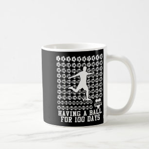 Mug 100 jours d'école garçons football 100e jour d'éco
