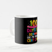 Mug 100 jours d'école me rendent complètement fou (Devant gauche)