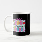 Mug 100 jours d'école prépara Bow Coquette 100e jour T (Gauche)