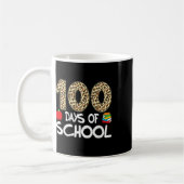 Mug 100 Jours D'école Professeur Léopard 100ème Jour D (Gauche)