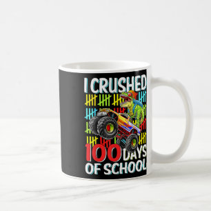 Mug 100 Jours D'École T-rex Monster Truck 100e Jour O