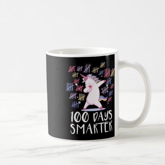 Mug 100 Jours D'École Unicorne (Droite)