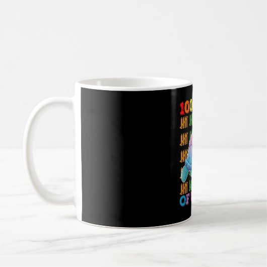 Mug 100 Jours D'Enseignant De Tortue (Gauche)