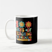 Mug 100 Jours D'Enseignement De Minuscules Humains Pro (Gauche)