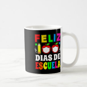 Mug 100 Jours D'Espagnol Scolaire - Feliz 100 Dias De