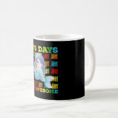 Mug 100 jours d'incroyable sirène 100e jour d'école (Devant droit)