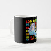 Mug 100 jours d'incroyable sirène 100e jour d'école (Devant gauche)