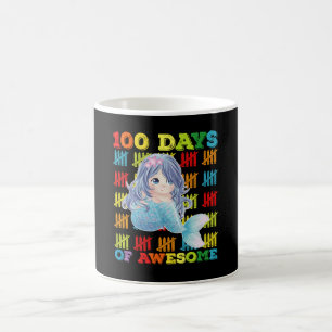 Mug 100 jours d'incroyable sirène 100e jour d'école