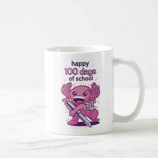 Mug 100 jours d'invitation scolaire (Droite)