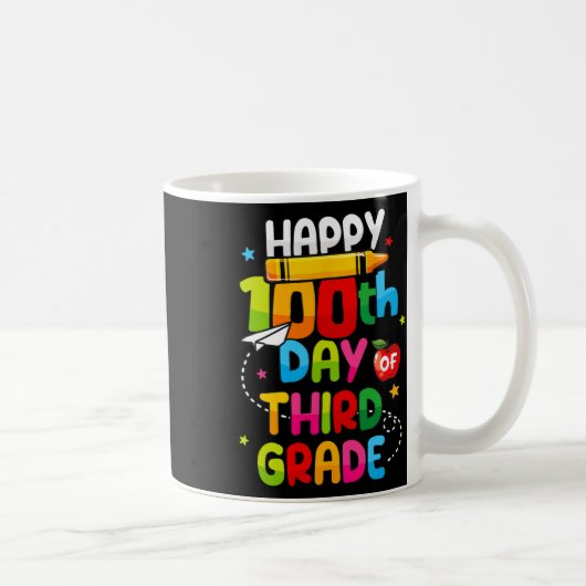 Mug 100 Jours Du 3E Joyeux 100E Jour D'Enseignants (Droite)