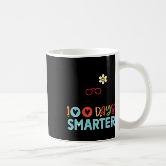 Mug 100 Jours Filles Plus Intelligentes Mignonne Lapin (Droite)