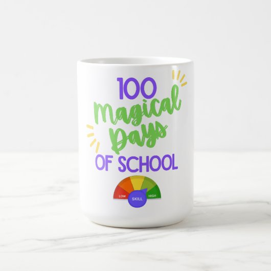 Mug 100 Jours Magiques De L'École 100 Jour De L'École (Centre)
