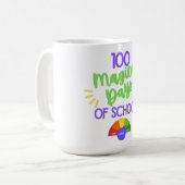 Mug 100 Jours Magiques De L'École 100 Jour De L'École (Devant gauche)