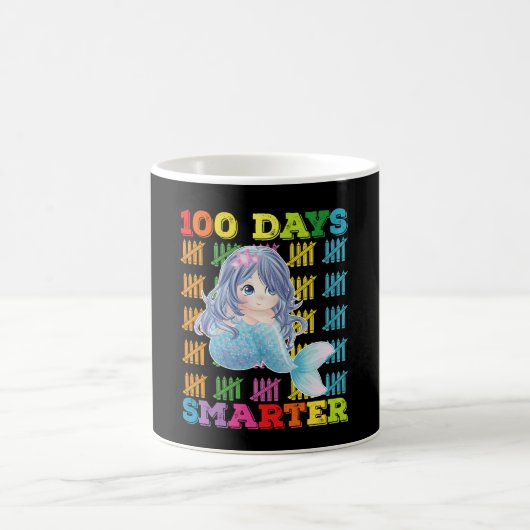 Mug 100 Jours Mermaid Smarter 100ème Jour De L'École (Centre)